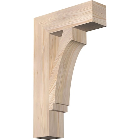 Ekena Millwork Imperial Block Smooth Bracket, Douglas Fir, 5 1/2"W x 20"D x 32"H BKT06X20X32IMP05SDF